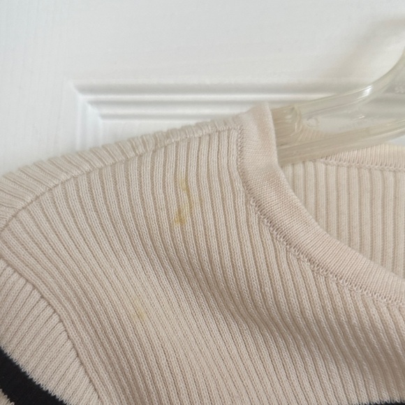 a new day Cream & Black Striped Button-Up Cardigan - Picture 3 of 3